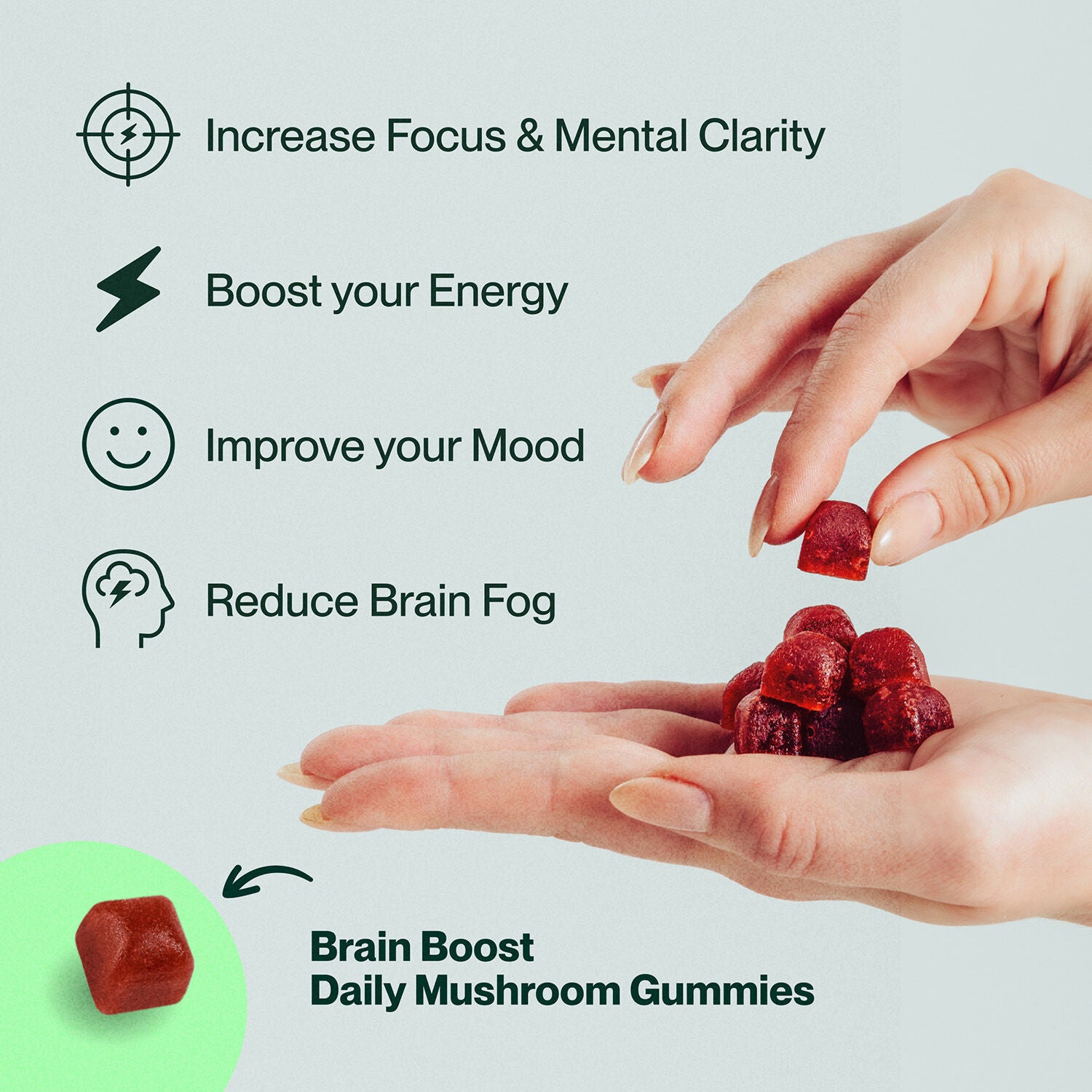 Extra Strength Gummies - Strawberry & Tangerine, 20 Gummies (20 Servings)